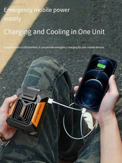 Coolio GO Wearable Fan & Power Bank